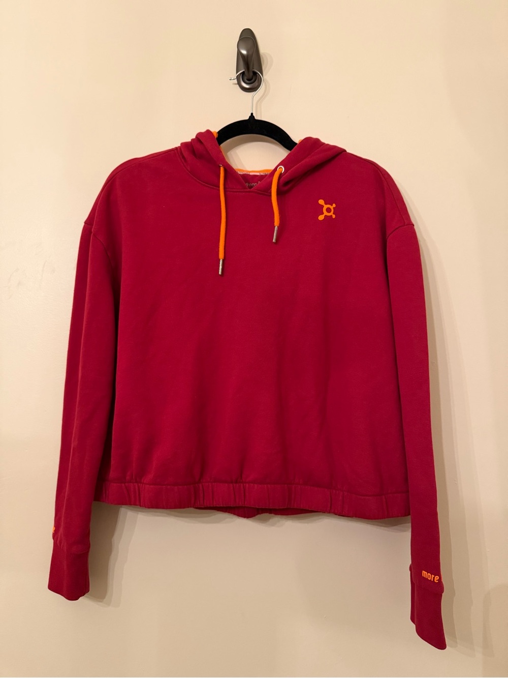 Orange Theory Cropped Workout Hoodie